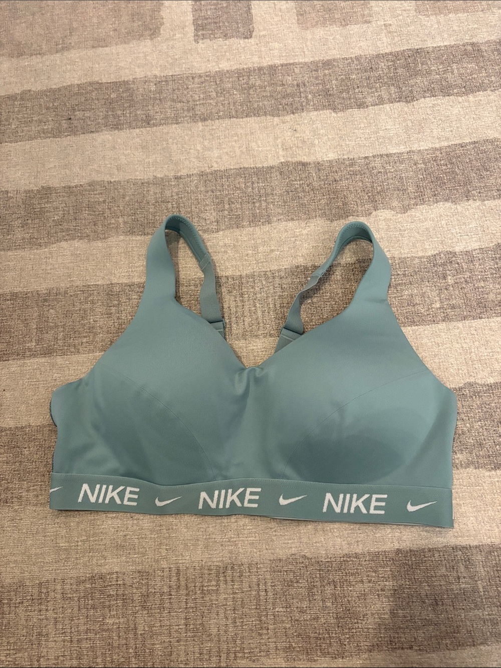 Nike Women’s Indy High Support Padded Adjustable Sports Bra - Cannon